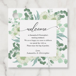 Eucalyptus Greenery Welcome Bag Bedankjes Labels