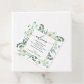 Eucalyptus Greenery Welcome Bag Bedankjes Labels (In situ)