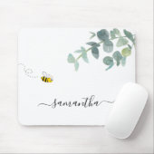 Eucalyptus greenery white bee name muismat (Met muis)