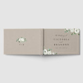 Eucalyptus Greenery white floral bruiloft Gastenboek (Volledig)
