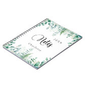 Eucalyptus greenery woodland ferns notitieboek (Linkerzijde)