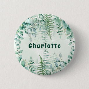 Eucalyptus greenery woodland ronde button 5,7 cm