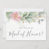 Eucalyptus Greenery zal je zijn mijn eerbetoon zij Kaart (Voorkant)