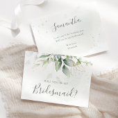 Eucalyptus Greenery zal mijn Bridesmaid zijn Kaart