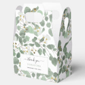Eucalyptus Greenery Zilveren Dollar Gum Bloesems Bedankdoosjes (Geopend)