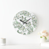 Eucalyptus Greenery Zilveren Dollar Gum Bloesems Grote Klok (Huis)