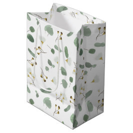 Eucalyptus Greenery Zilveren Dollar Gum Bloesems Medium Cadeauzakje