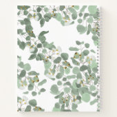 Eucalyptus Greenery Zilveren Dollar Gum Bloesems Notitieboek (Achterkant)