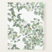 Eucalyptus Greenery Zilveren Dollar Gum Bloesems Planner (Achterkant)