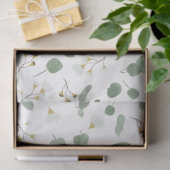Eucalyptus Greenery Zilveren Dollar Gum Bloesems Tissuepapier (Geschenk)