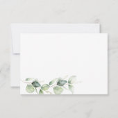 Eucalyptus Greenery Zwangerschap Baby (Achterkant)