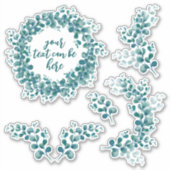 Eucalyptus greens Pack van Sticker (Voorkant)