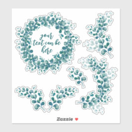 Eucalyptus greens Pack van Sticker