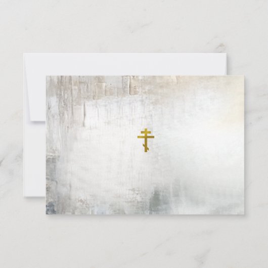 Eucalyptus Grijs Goud Textuur Bruiloft Feest Bedankkaart (Achterkant)