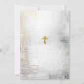 Eucalyptus Grijs Goud Textuur Vrijgezellenfeest Kaart (Achterkant)