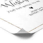 Eucalyptus groen advies en wensen teken poster (Hoek)