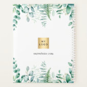 Eucalyptus groen bedrijf logo 2025 planner (Achterkant)