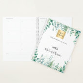 Eucalyptus groen bedrijf logo 2025 planner (Display)