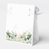 Eucalyptus Groen Blad & Goud Bedankdoosjes (Achterkant)