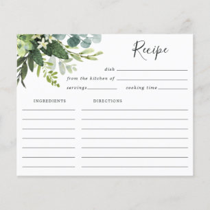 Eucalyptus Groen Blad Receptkaart