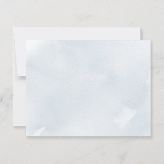 Eucalyptus groen Bloemen gepersonaliseerd briefpap Notitiekaartje (Achterkant)