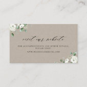 Eucalyptus groen bloemenwebsite Kaart invoegen Plaatskaartje (Voorkant)