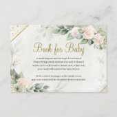 Eucalyptus groen blush Rozen gouden boek aanvraag Informatiekaartje (Voorkant)