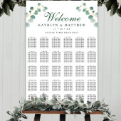Eucalyptus groen bruiloft 30 tafel zitplaatsen poster