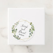 Eucalyptus groen bruiloft bedankjes labels (In situ)