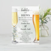 Eucalyptus groen bubbels en brouwt douche kaart (Staand voorkant)