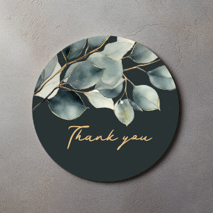Eucalyptus groen  dank u sticker