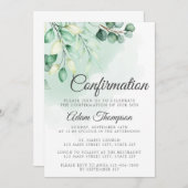 Eucalyptus groen Eenvoudige bevestiging Kaart (Voorkant / Achterkant)