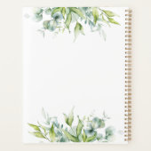 Eucalyptus groen elegantie fris ontwerp planner (Achterkant)