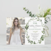 Eucalyptus groen elke leeftijd volwassen verjaarda kaart (Staand voorkant)