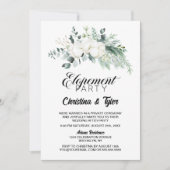 Eucalyptus groen Elopement Party Kaart (Voorkant)