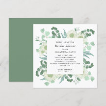 Eucalyptus groen en bloesems Vrijgezellenfeest