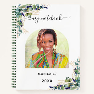 Eucalyptus groen foto modern notitieboek