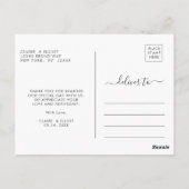 Eucalyptus groen gebladerte dank u briefkaart (Achterkant)