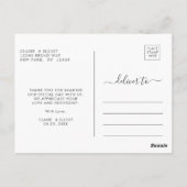 Eucalyptus groen gebladerte dank u briefkaart (Achterkant)