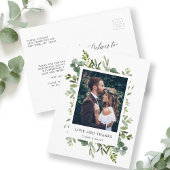 Eucalyptus groen gebladerte foto dank u briefkaart