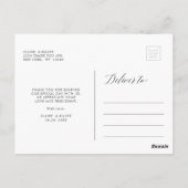 Eucalyptus groen gebladerte foto dank u briefkaart (Achterkant)