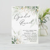 Eucalyptus groen Geslacht onthullen Partij Kaart (Staand voorkant)