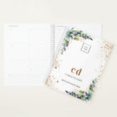 Eucalyptus groen goud business logo 2025 planner (Display)