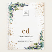 Eucalyptus groen goud business logo 2025 planner (Voorkant)