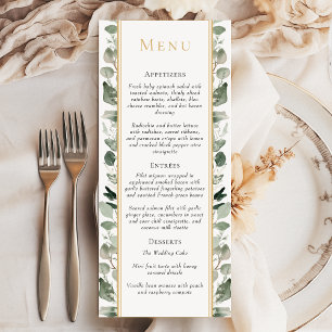 Eucalyptus groen goud eenvoudige salie groen bruil menu