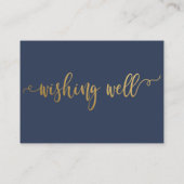 Eucalyptus groen gouden bruiloft goed wensen informatiekaartje (Achterkant)