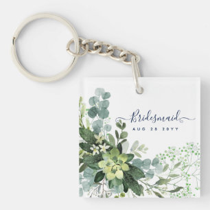 Eucalyptus groen Huwelijk gebladerte Baby's adem Sleutelhanger