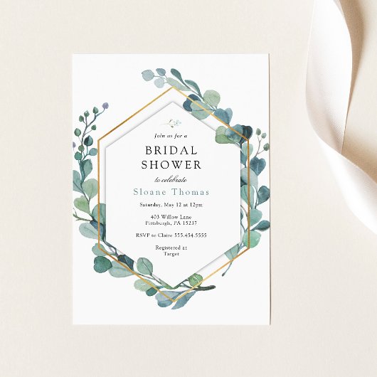 Eucalyptus groen liefde in bloei Vrijgezellenfeest Kaart