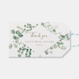Eucalyptus groen lijst bruids shiwer cadeau labels cadeaulabel