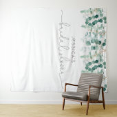 Eucalyptus groen loof elegant vrijgezellenfeest wandkleed (In Situ (horizontaal))